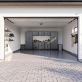 Garageopbevaringsmøbel H192,5 x B330 x D47,2 cm